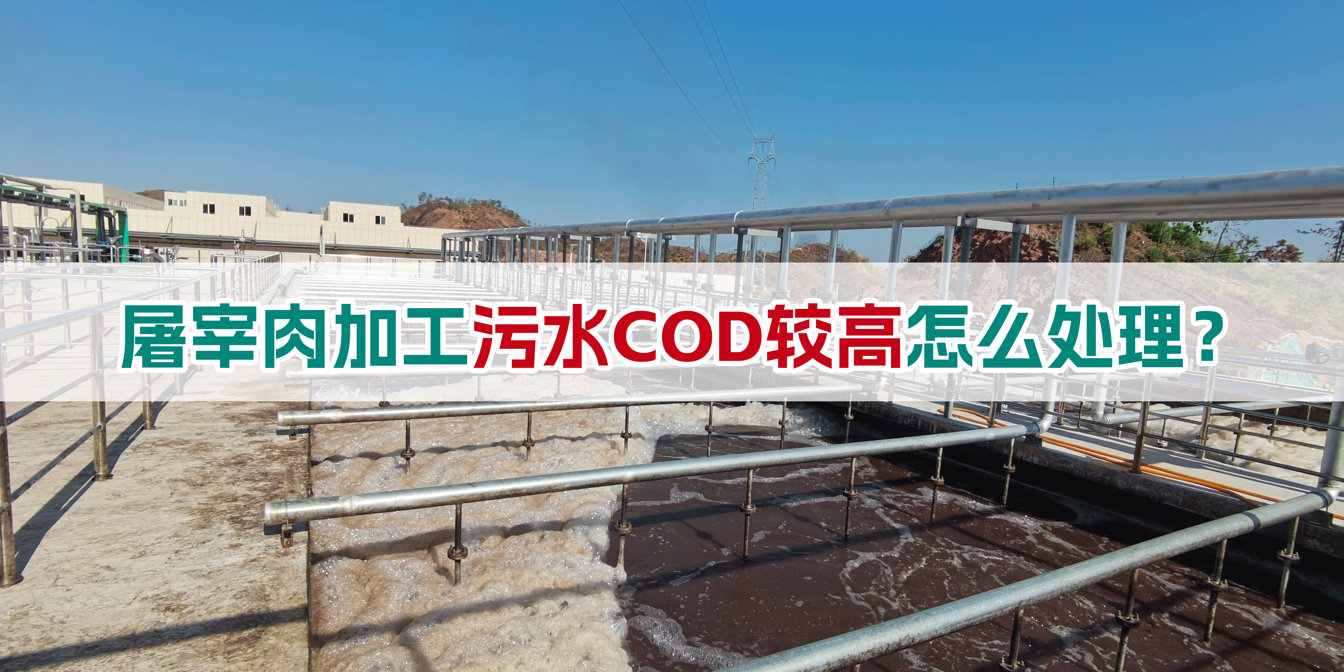 屠宰肉加工污水COD較高怎么處理？